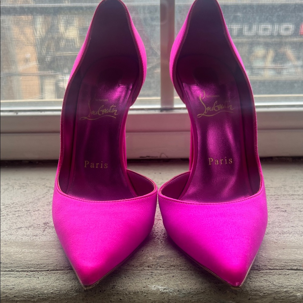 Christian Louboutin Vibrant Pink Heels - Picture 5 of 5